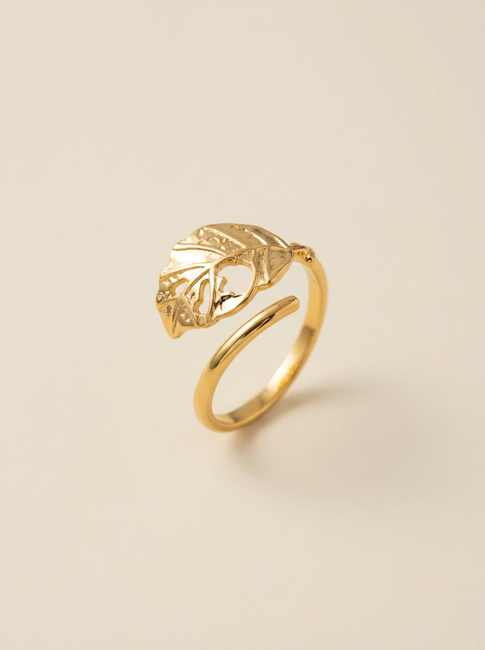 Gold Leaf Wrap Ring