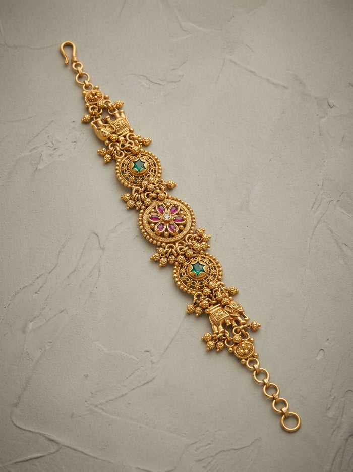 Temple Style Floral Heritage Bracelet